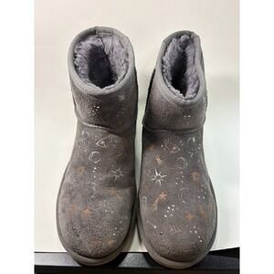 UGG Classic Zodiac Mini Zodiac Boots Nightfall Gray Women US 7 Limited Edition